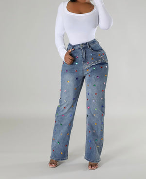 Colorful Gems Jeans