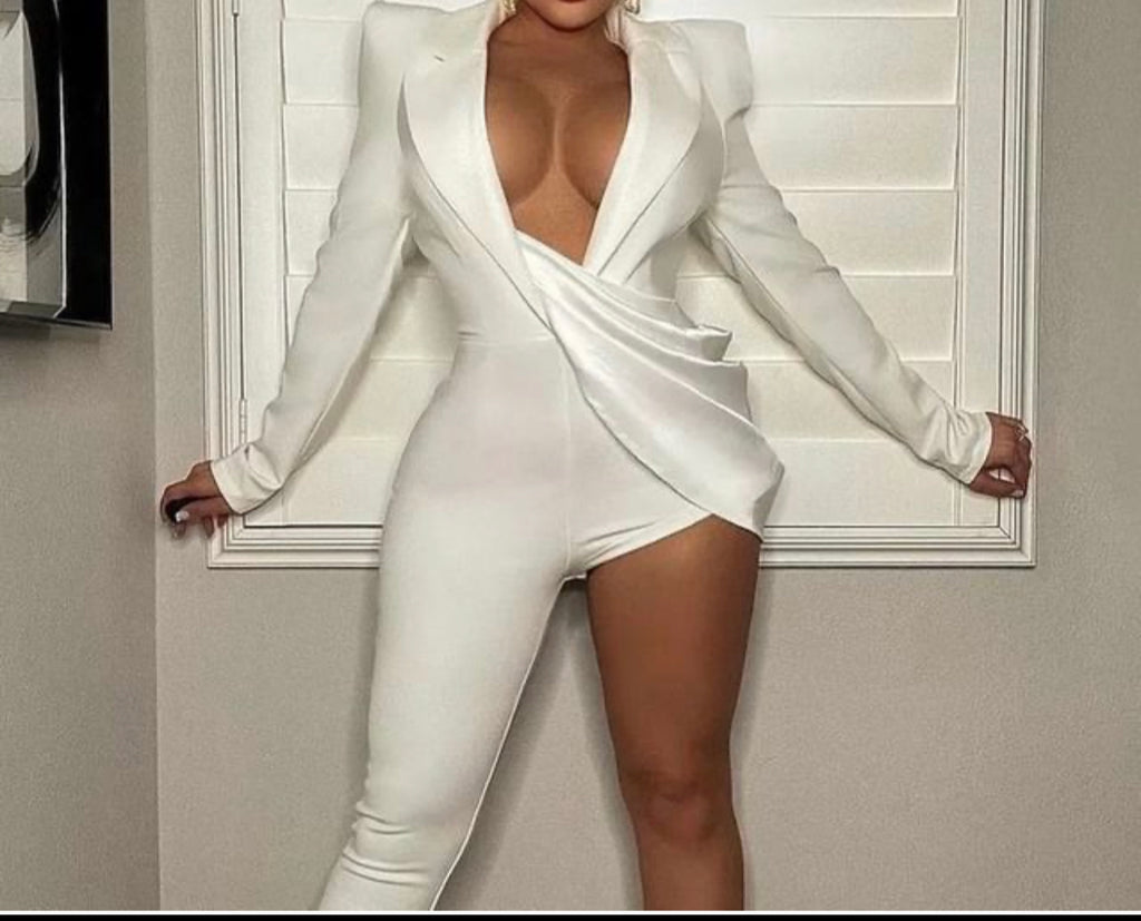 White Sexy Jumpsuit